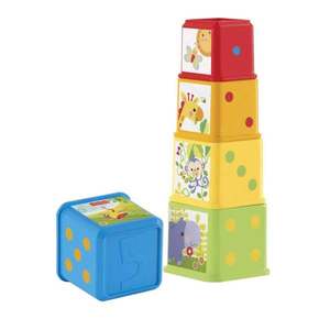 Set cuburi de stivuit, Fisher Price, Turn imagine