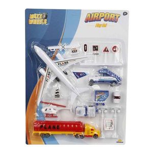 Set vehicule aeroport, Maxx Wheels, 14 piese imagine