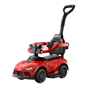 Masinuta pentru copii 3 in 1, Toyota GR Supra GT4, premergator, masinuta de impins, masinuta electrica, 30W, 6V, rosie imagine