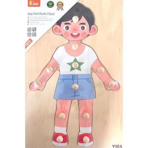 Puzzle corpul uman: Baiat imagine