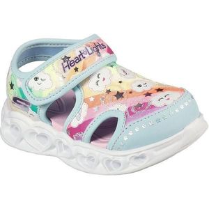 Sandale copii Skechers Heart Lights Sandals 302977N-TQMT, 21, Albastru imagine