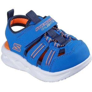 Sandale copii Skechers Sola Glow Sandal-hyp 407033N-BLNV, 22, Albastru imagine