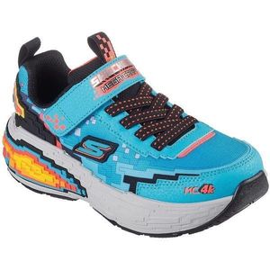Pantofi sport copii Skechers Mega-craft 4k 402160L-TQBK, 27, Albastru imagine