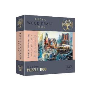 Puzzle 1000 din lemn. New York imagine