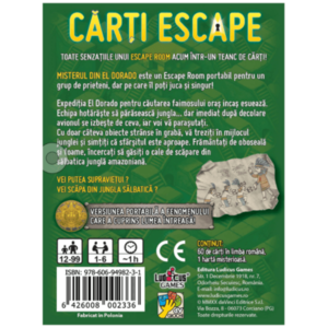 Joc - Carti Escape - Misterul din Eldorado | Ludicus imagine