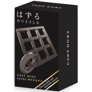 Puzzle mecanic - Mini Huzzle Duet - Black | Hanayama imagine