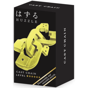 Puzzle mecanic - Mini Huzzle Chain - Gold | Hanayama imagine
