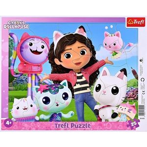 Puzzle 25 piese - Gabby's Dollhouse - Lumea lui Gabby | Trefl imagine
