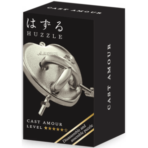 Puzzle mecanic - Mini Huzzle Amour - Silver | Hanayama imagine
