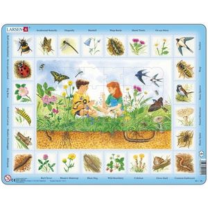 Puzzle 48 piese - Maxi - On the Grass | Larsen imagine