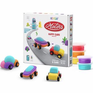 Set plastilina - Motors - Happy Cars | Hey Clay imagine