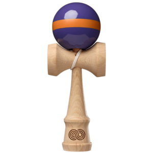 Kendama - Kaizen Single Stripe - Mov si Portocaliu | Kendama USA imagine