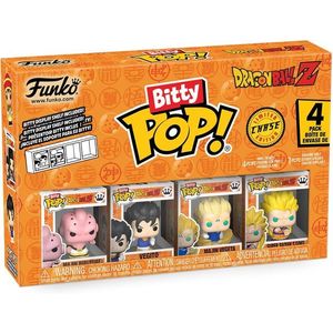 Set 4 figurine - Funko Bitty Pop! Dragon Ball Z: Majin Buu, Vegito, Majin Vegeta, Super Saiyan 3 Goku | Funko imagine