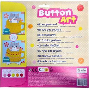 Set creativ - Button Art - Cat | Wins Holland imagine