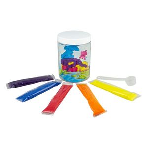 Set creativ - Nisip hidrofob 5 culori si acvariu | Tuban imagine