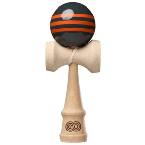 Kendama - Kaizen Triple Stripe - Negru si Portocaliu | Kendama USA imagine