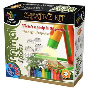 Joc creativ - Proiector figurine de animale | D-Toys imagine