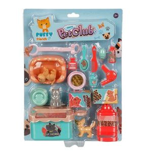 Set de joaca cu figurine, Puffy Friends, Pet Club imagine