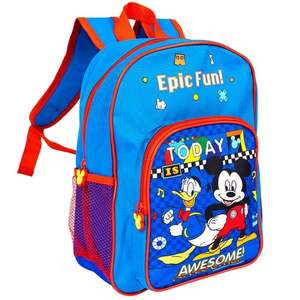Ghiozdan cu 2 compartimente, Disney Mickey Mouse imagine