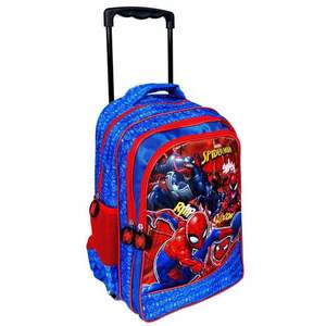Ghiozdan tip troller cu 3 compartimente, Spiderman imagine