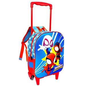 Ghiozdan tip troller cu un compartiment, 3D Spidey and His Amazing Friends imagine