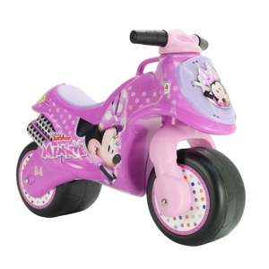 Moto Ride-On, Injusa, Neox Disney Minnie Mouse, fara pedale, Roz imagine