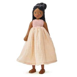 Papusa Lola, din lemn premium, Tender Leaf Toys imagine