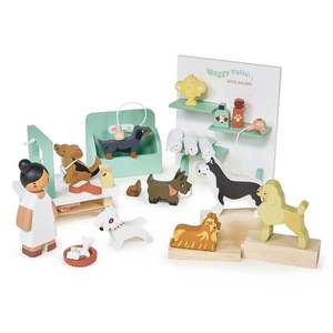 Salon Catelusi, din lemn premium, Tender Leaf Toys imagine