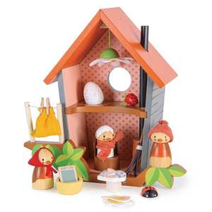 Casuta pentru pasari, din lemn premium, Tender Leaf Toys imagine
