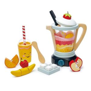 Set de joaca, Blender din lemn, Fruity Blender, Tender Leaf Toys, 22 piese imagine