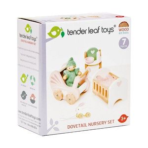Set figurina si mobilier din lemn, Tender Leaf Toys, Dovetail imagine