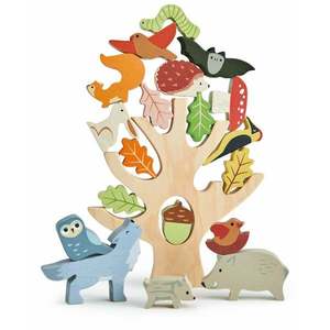 Asezarea din padure din lemn preminum, Tender Leaf Toys, 19 piese imagine