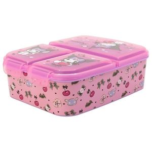 Caserola pentru pranz cu 3 compartimente, Kuromi imagine