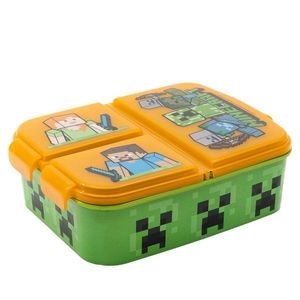 Caserola pentru pranz cu 3 compartimente, Minecraft imagine