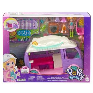 Set de joaca cu papusa Polly Pocket, Glamping Camper Van, JCC32 imagine