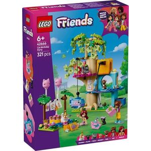 LEGO® Friends - Petrecere de ziua de nastere a pisicii si casuta din copac (42666) imagine