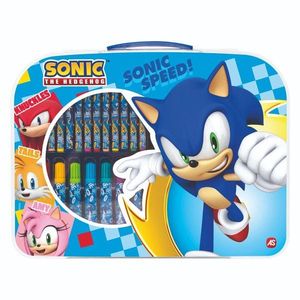 Set pentru desen in gentuta, Art Case, Sonic The Hedgehog imagine