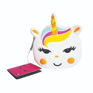 Portofel mic din silicon, Jelly Purse, Unicorn imagine