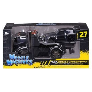 Transportator si masinuta, Maisto, Muscle Transports, JDM Flatbed si Audi Sport Quattro S1 E2 1986, 1: 64 imagine