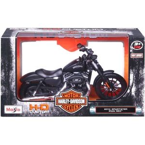 Motocicleta metalica, Maisto, Harley-Davidson, 2014 Sportster Iron 883, 1: 12 imagine