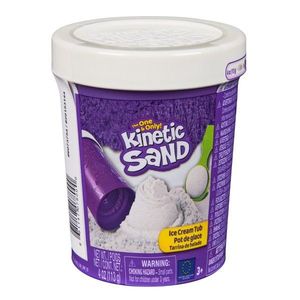 Set de joaca cu nisip, Kinetic Sand, Ice Cream Tub, Alb, 20150922 imagine