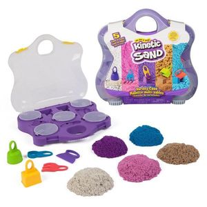 Set de joaca cu nisip si accesorii, Kinetic Sand, Sensory Case, 6069784 imagine