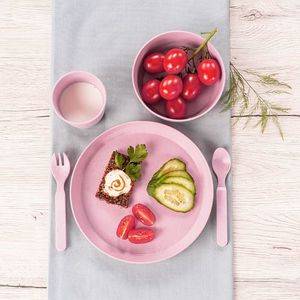 Set 2 farfurii Reer Growing Plate pink imagine