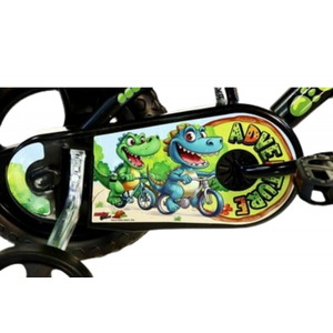 Bicicleta pentru copii Dino Bikes Aventurile dinozaurului, roti 12 inch, inaltime utilizator 87-110 cm, greutate suportata 40 kg imagine