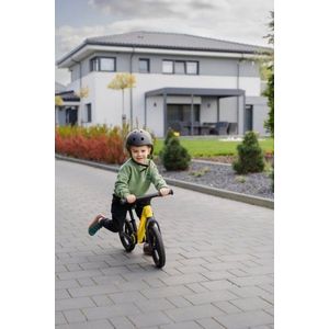 Bicicleta de echilibru pentru copii, Adamex Speed M8, pliabila, fara pedale, cu Saua reglabila si manere confortabile, 2-5 ani, pana la 35 kg, Mellow Yellow imagine
