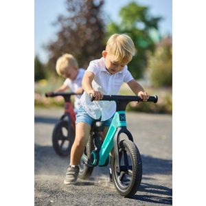 Bicicleta de echilibru pentru copii, Adamex Speed M8, pliabila, fara pedale, cu Saua reglabila si manere confortabile, 2-5 ani, pana la 35 kg, Turquoise imagine