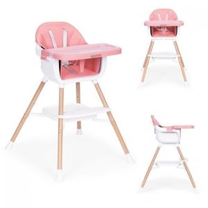 Scaun de masa 2 in 1 Ecotoys HC508 Roz imagine
