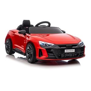 Masinuta electrica pentru copii cu licenta Audi RS E-Tron GT Red, Telecomanda , Roti EVA, Acumulator 12V 4, 5Ah, Incarcator inclus, Centura de siguranta, Lumini LED, Functie Slow Start, Afisaj cu indicator baterie, Usi cu deschidere imagine