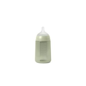 Biberon din silicon, 240ml, Colour Essence SX Pro debit mediu, verde imagine