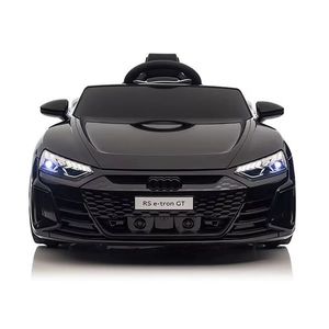Masinuta electrica pentru copii cu licenta Audi RS E-Tron GT Black, Telecomanda , Roti EVA, Acumulator 12V 4, 5Ah, Incarcator inclus, Centura de siguranta, Lumini LED, Functie Slow Start, Afisaj cu indicator baterie, Usi cu deschidere imagine